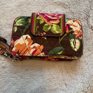 Vera Bradley Multicolor Floral Quilted Women's Wristlet